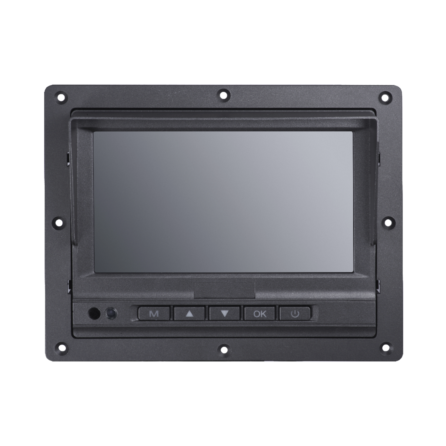 Monitor y Botones de 7" LCD / Compatible con DVR Móvil HIKVISION / Conector Tipo Aviación