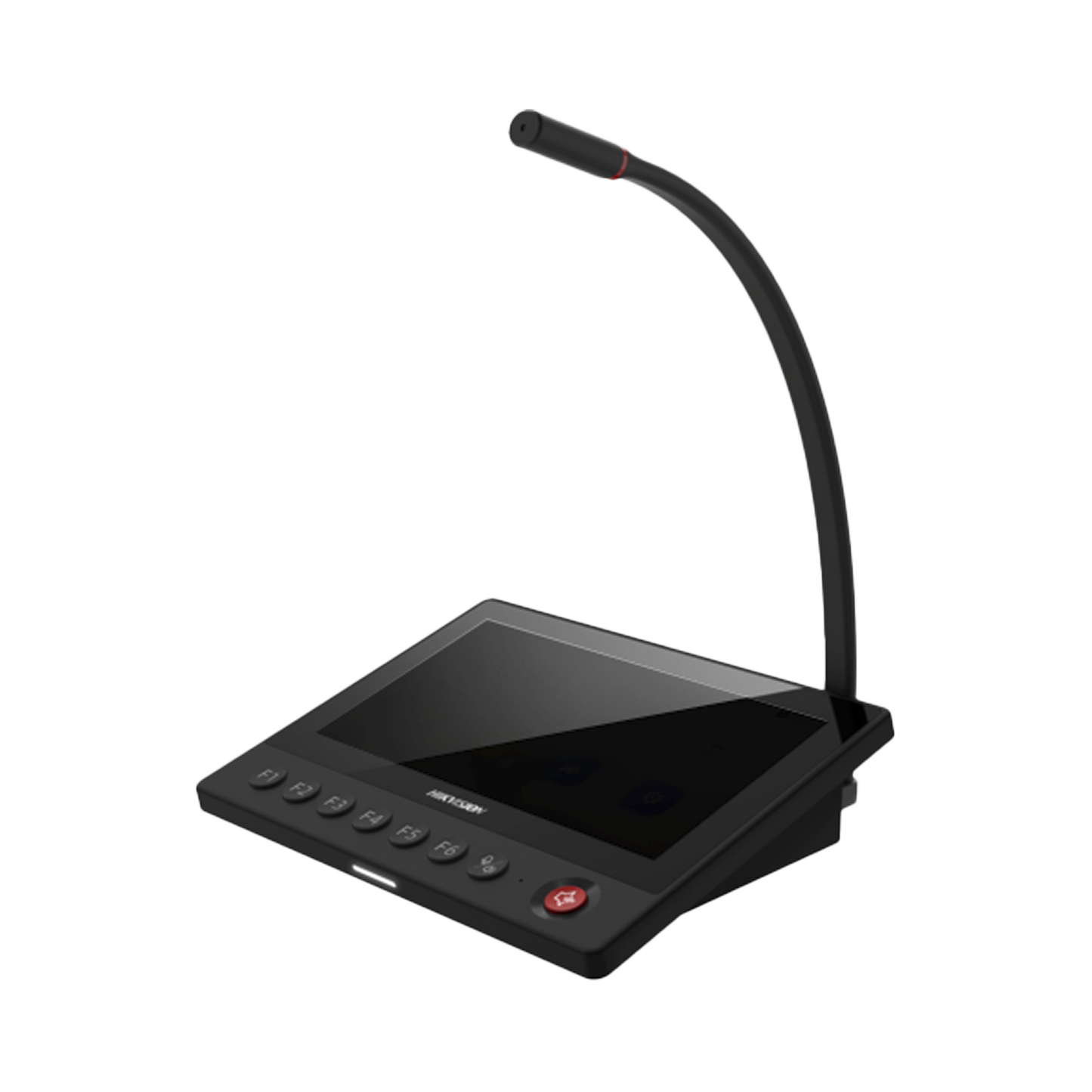 Micrófono IP / 12 VCD / Pantalla Touch 7" / Transmisión en Tiempo Real / Integración con HikCentral Professional