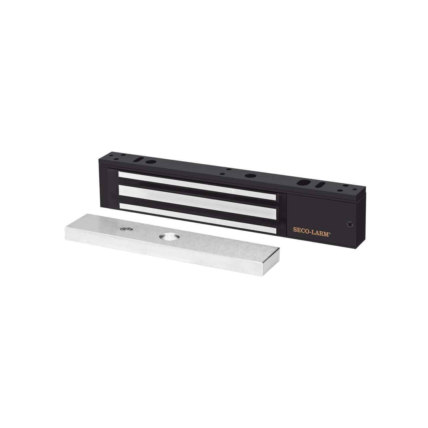 Chapa Magnética 600 Lbs / Led de Estatus / Color Negro / Libre de Magnetismo Residual / Sensor de Adherencia / Diseño Elegante