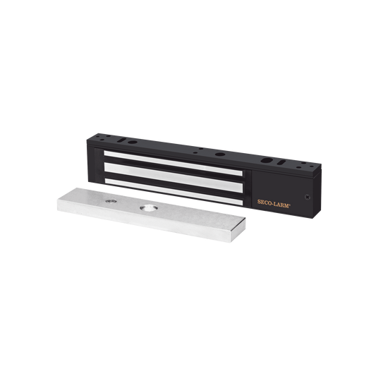 Chapa Magnética 600 Lbs / Led de Estatus / Color Negro / Libre de Magnetismo Residual / Sensor de Adherencia / Diseño Elegante