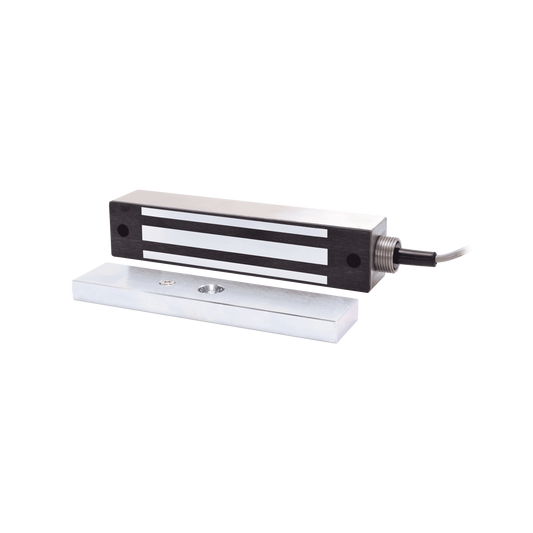 Chapa Magnetica 600 Lbs Para Uso en Exterior / IP65 / Con Cordón Armado