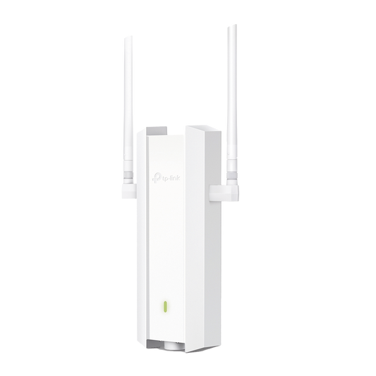 Punto de Acceso Omada Exterior / Wi-Fi 6 AX1800 MU-MIMO 2x2 / Mesh Omada / Alta Densidad de Usuarios / Carcasa Resistente IP67 / Configuración por Controlador o Stand-Alone / Para Montaje en Mástil/ Pared / Alimentación PoE+