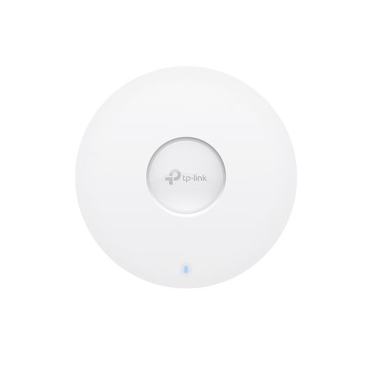 Punto de Acceso Omada / Wi-Fi 6 AX5400 MU-MIMO 4x4 / Mesh Omada / Alta Densidad de Usuarios / Configuración por Controlador o Stand-Alone / Para Montaje en Techo/pared / Alimentación PoE+