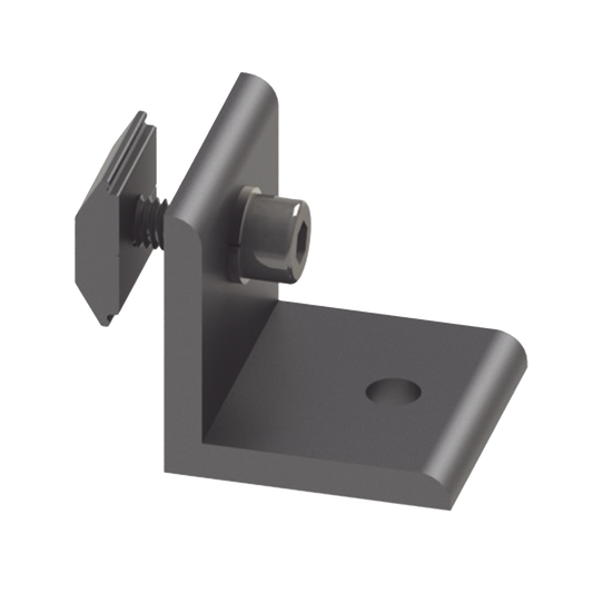 Grupo Conector L de Aluminio Anodizado 6005-T5