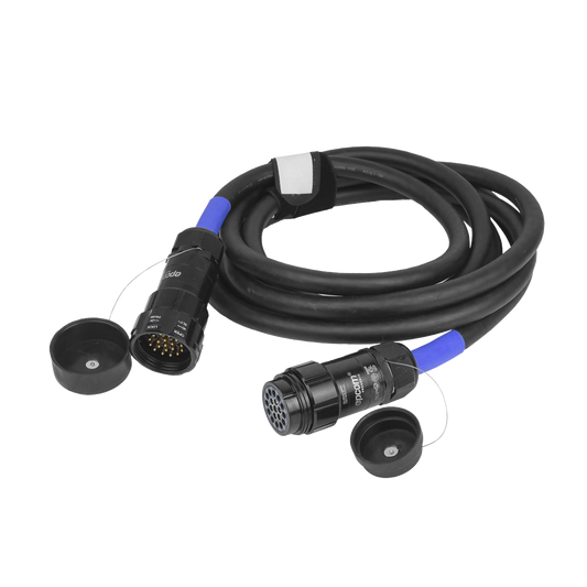 MANGUERA DE AC TIPO SOCAPEX CONECTORES MACHO Y HEMBRA | 25 METROS