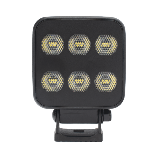 Luz de Trabajo Ultra brillante Cuadrada, 6 LED, 6552 Lúmenes, 12-24 Vcd