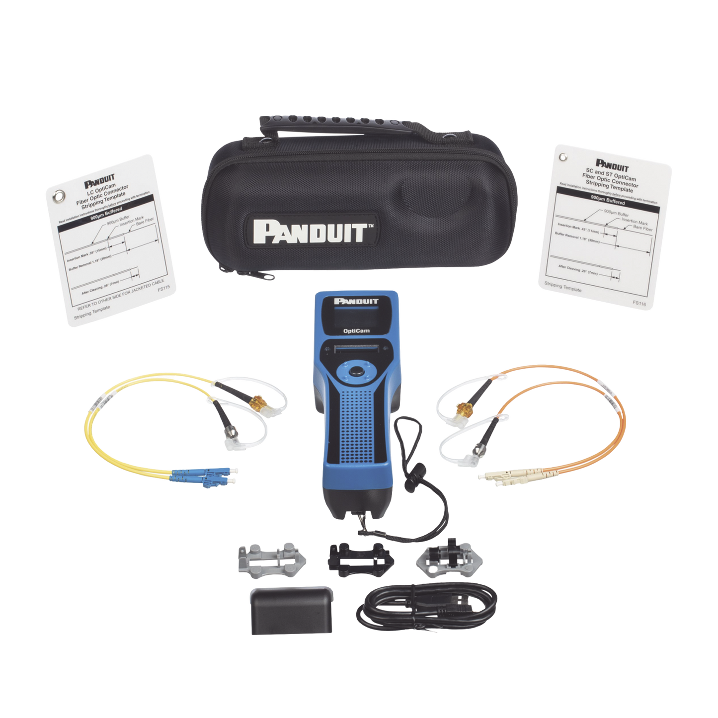 Kit de Herramienta OCTT Opticam 2 de Panduit, para Terminación de Conectores Pre-Pulidos LC, SC o ST