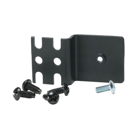 Soporte Para Canaleta Fiber-Duct™ 2x2 o 4x4, Para Instalación en Rieles de Rack de 2 o 4 Postes, Color Negro