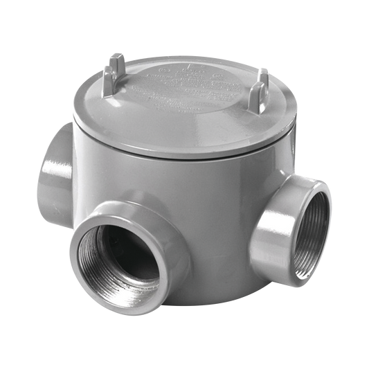 Caja con Tapa Tipo GRT de 1/2" (12.7mm) / Caja a Prueba de Explosión / Para Áreas Peligrosas / Libre de Cobre.