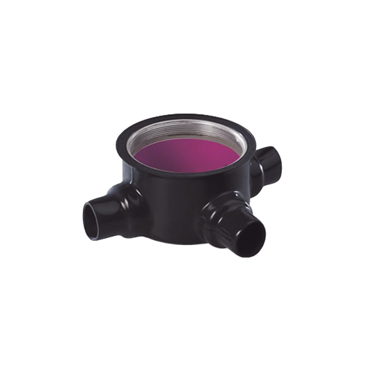 Caja para Áreas Peligrosas con Tapa Tipo GRT de 1 1/2" (38 mm) con Recubrimiento de PVC e Interior de Uretano.