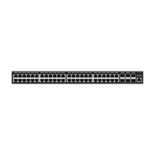 Switch Gigabit Administrable / 48 puertos 10/100/1000 Mbps + 6 Puertos SFP+ / Compatible con GWN Cloud.
