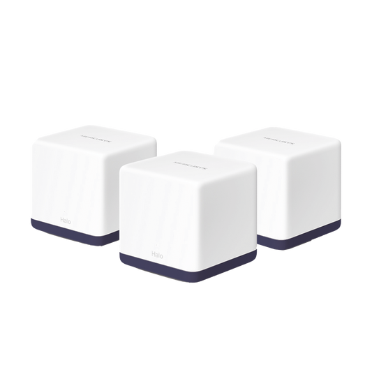 KIT de Sistema Inalámbrico H50G Mesh / Doble banda 2.4GHz y 5GHz AC 1900Mbps / 3 Puertos 10/100/1000 Mbps / Control vía App / Roaming Continuo