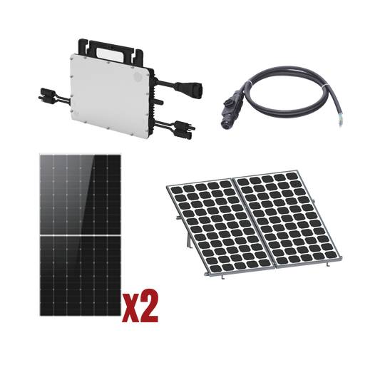 Kit Solar Interconexion / 1kW 220Vca / Microinversores HOYMILES / Montaje Incluido