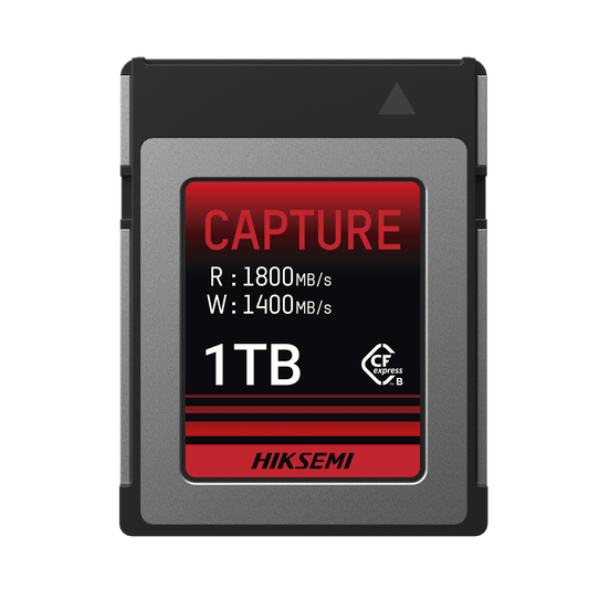 Memoria CFexpress tipo B / Clase 10 de 1 TB / Especializada para Cámaras de Fotografía y Video / 1800 MB/s Lectura / 1600 MB/s Escritura