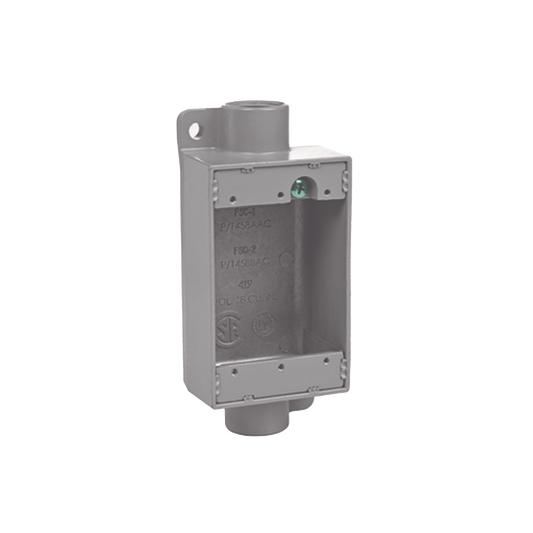 Caja Rectangular Tipo FSC de Aluminio libre de Cobre de 1/2".