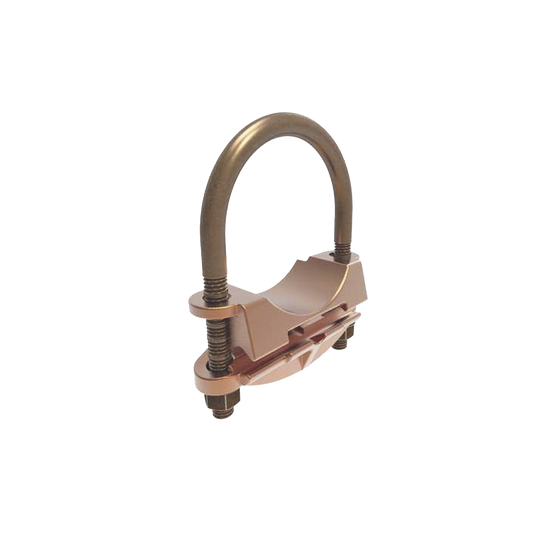 Conector Mecánico para Cable Calibre 4 a 2/0 AWG / Paralelo o 90° Grados a Tubo de 1 1/4" o Varilla de 1 3/8" - 1 1/2".