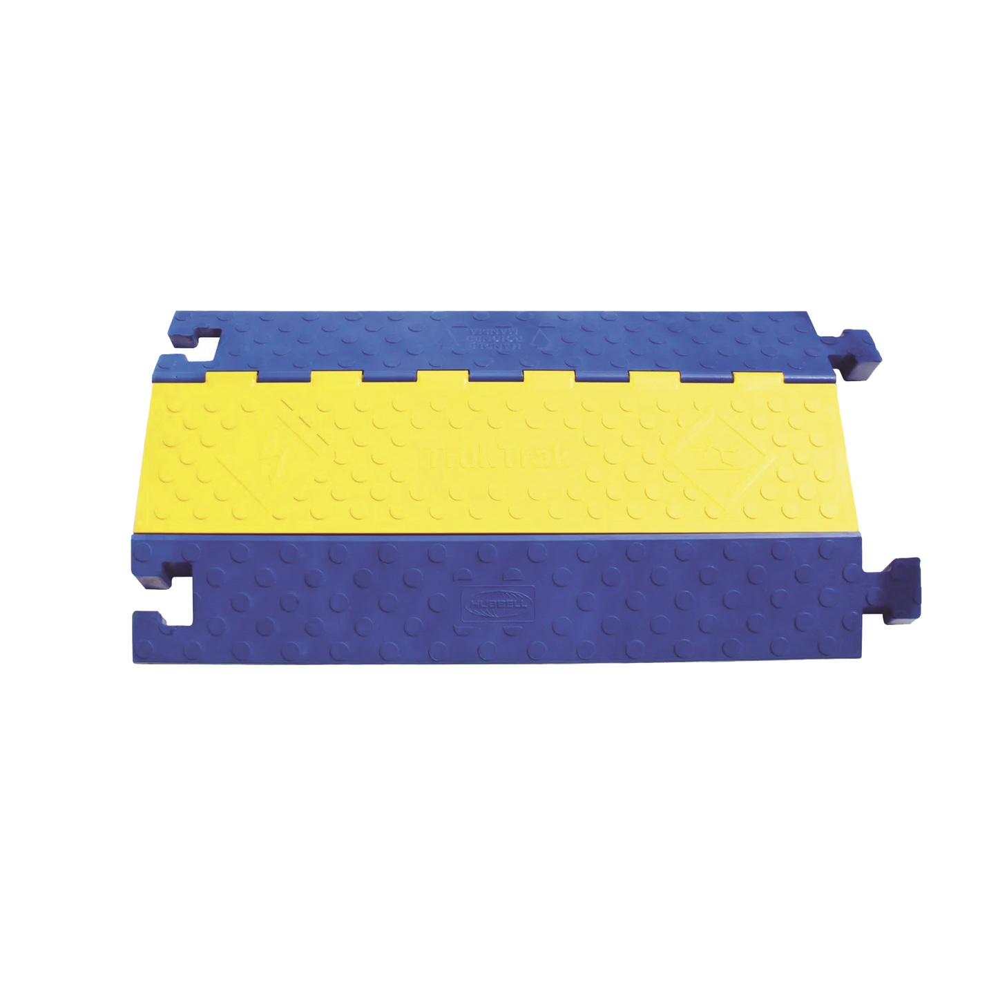 Gestión de cableado Kellems / Truk Trak de 2 canales / Color Azul y Amarillo.