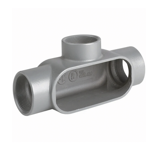Caja Condulet Tipo T de 3/4" / Aluminio libre de Cobre.