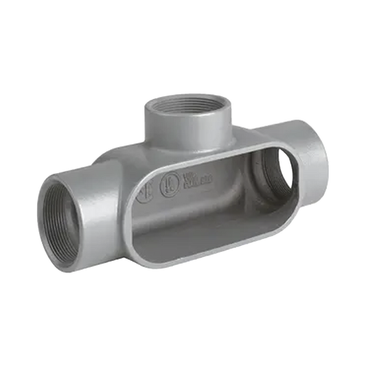 Caja Condulet Tipo T de  1 1/2" / Aluminio libre de Cobre.