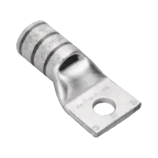 Terminal de Compresión de Ojillo para Tornillo 1/4 y Cable 2 AWG.