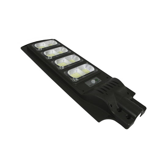 Luminaria con Panel Solar y Sensor de Movimiento de 160 W/ Luz fría 6 500 K/ Dimensiones 720 x 240 mm / Ángulo de Luz 120°.