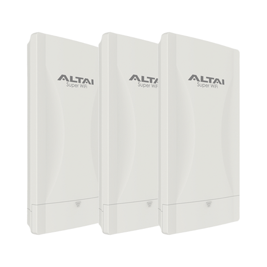 Kit de 3 Puntos de Acceso C260-S WiFi 6 con Antena Sectorial de 80° de Apertura, Cobertura de Hasta 600 m, MIMO 2x2, Doble Banda, Hasta 574 Mbps en 2.4 GHz y Hasta 2402 Mbps en 5 GHz, Administración en Nube Gratis con INSIGHTS