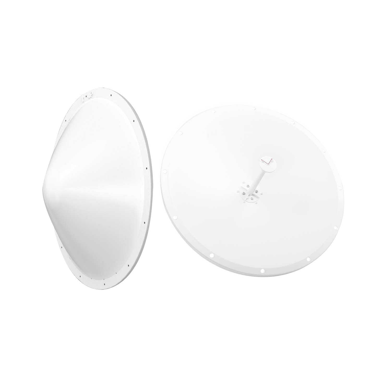 Kit de Antena y radomo, ganancia de 28 dBi, rango de frecuencia extendida (4.9 a 6.5 GHz), conectores SMA-macho inverso, incluye jumper, distancia de hasta 15 km