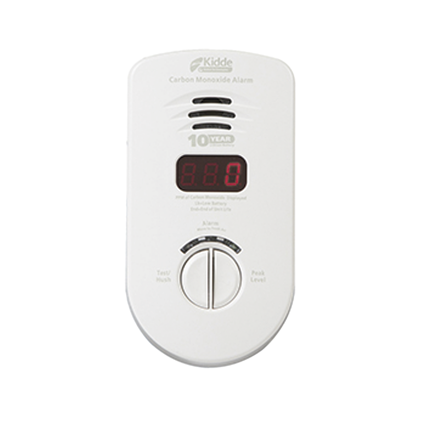 Alarma de Monóxido de Carbono 120 AC | Batería 10 años | Display | Paquete de 3