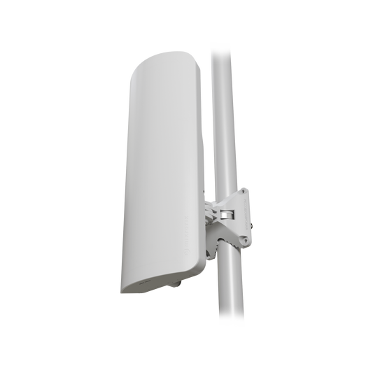 (mANTBox ax 15s) Punto de Acceso Sectorial de 120°/ WiFi 6 Doble Banda 2.4Ghz y 5Ghz/Antena Integrada 15 dBi/Con 1 Puerto Ethernet PoE In + 1 puerto SFP 2.5Gbps