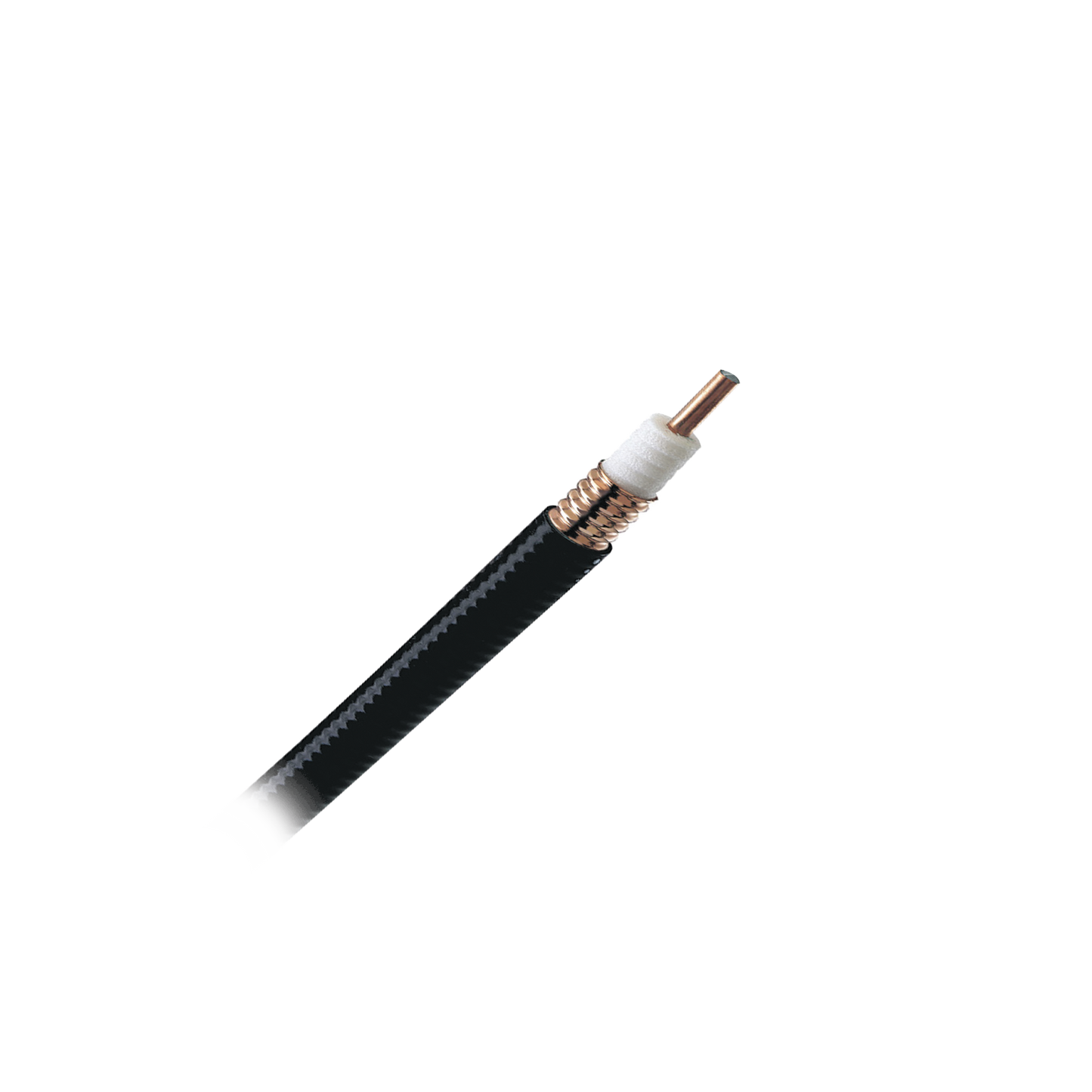 Cable coaxial Heliax de 1/2", cobre corrugado, blindado, 50 Ohms