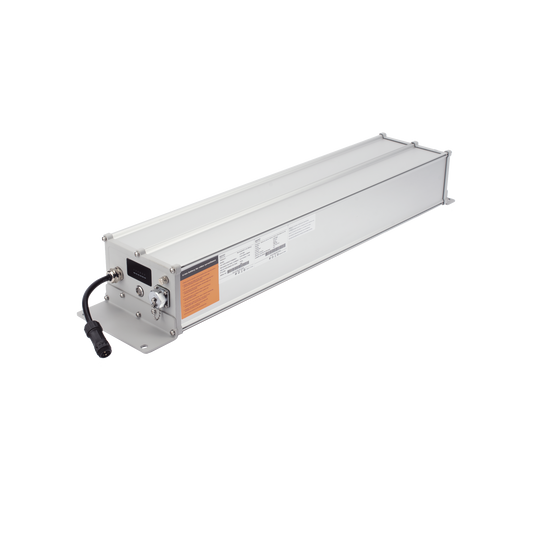 Batería de Ion-Litio para Videovigilancia 1280 Wh, 100Ah, Controlador Incluido, Conexión Directa a Panel Solar y Salida de 12 Vcc o 24 Vcc