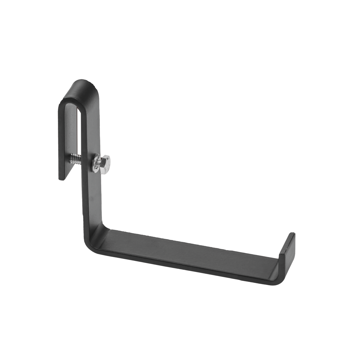 Accesorio Montaje en L, Para Instalación Adicional Aérea de Cables, de Acero, Color Negro