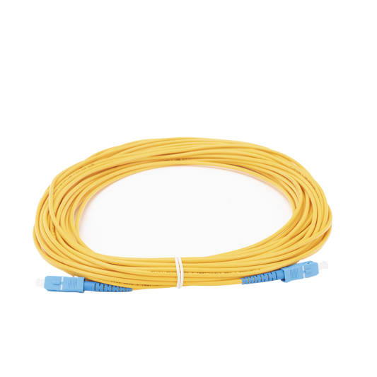 Jumper de Fibra Óptica Monomodo SC/UPC-SC/UPC Simplex de 10 metros, 3mm