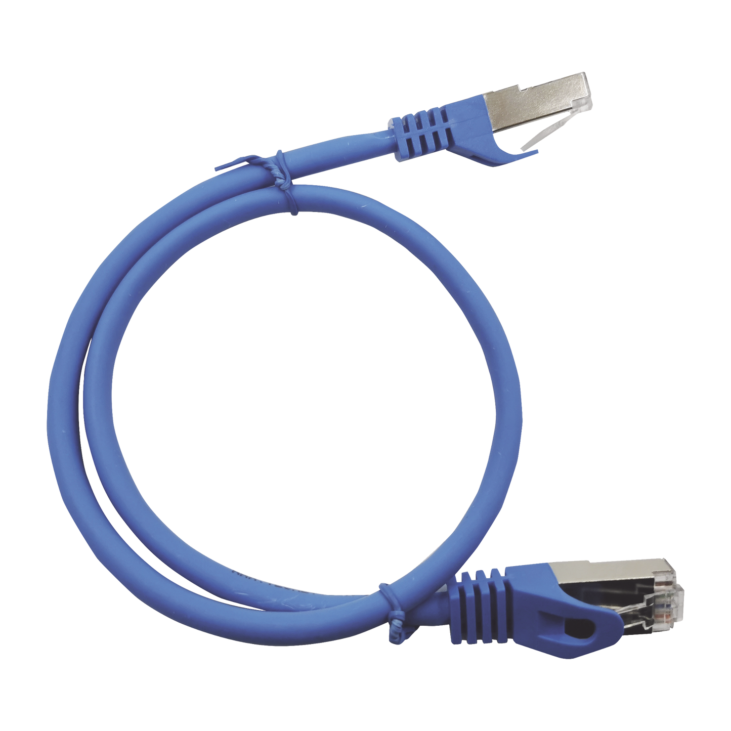Patch Cord Cat6A 10G blindado 2M ( 6.25 ft ) AZUL