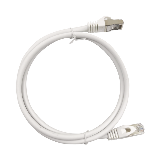 Patch Cord Cat6A 10G blindado 7.0M ( 22.96 ft ) BLANCO