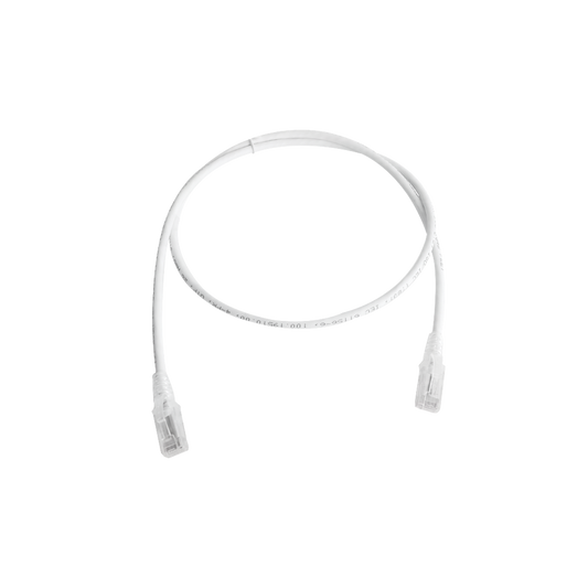 Patch Cord MC5 Modular Cat5e UTP, CM/LS0H, 5ft, Color Blanco, Versión Bulk (Sin Empaque Individual)