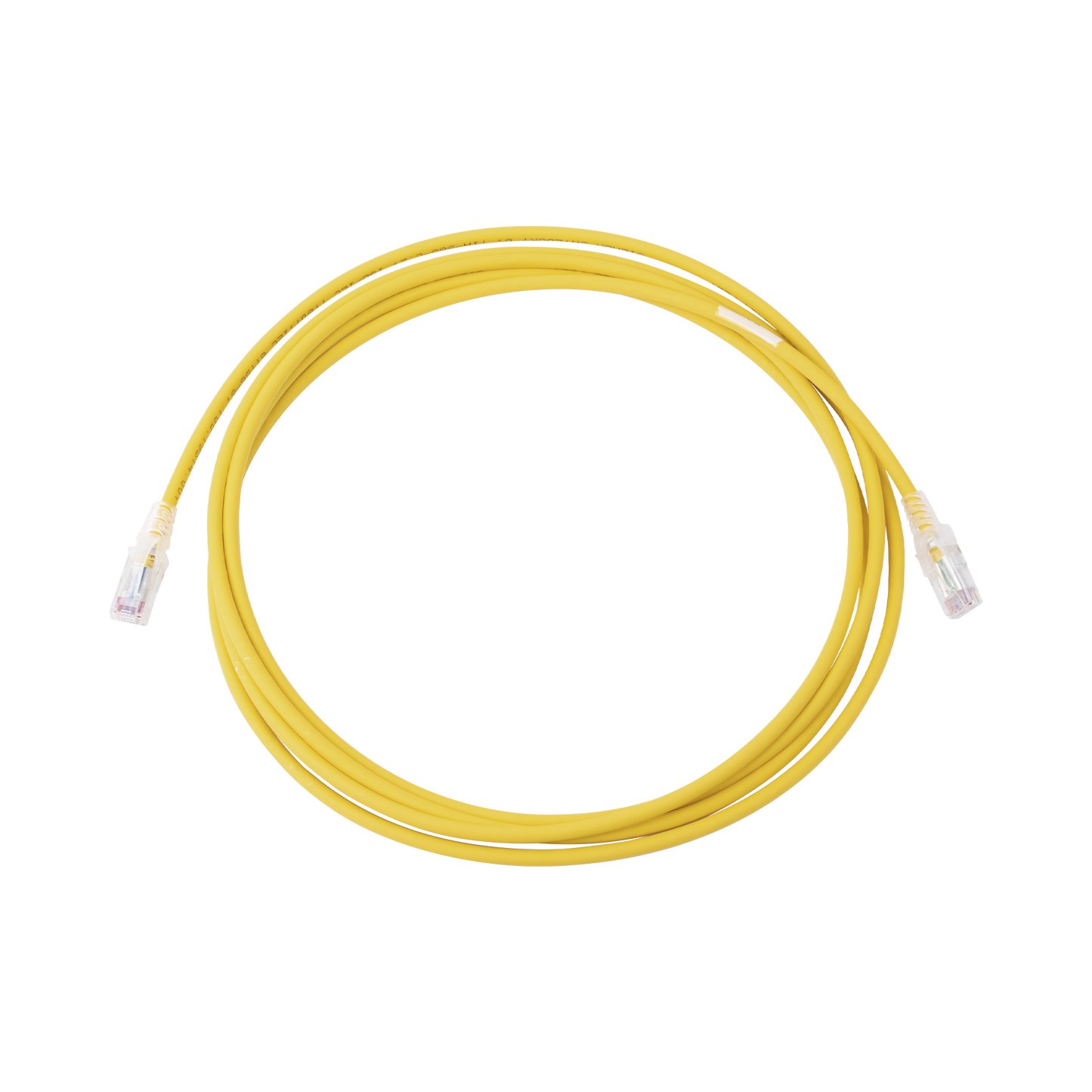 Patch Cord MC6 Modular Cat6 UTP, CM/LS0H, 10ft, Color Amarillo