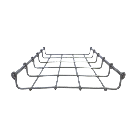 Charola Bimetálica Tipo Malla 33/200 mm, Ideal Para Utilizarse al Exterior o Zonas Húmedas, Hasta 105 Cables Cat6, Tramo de 3 Metros