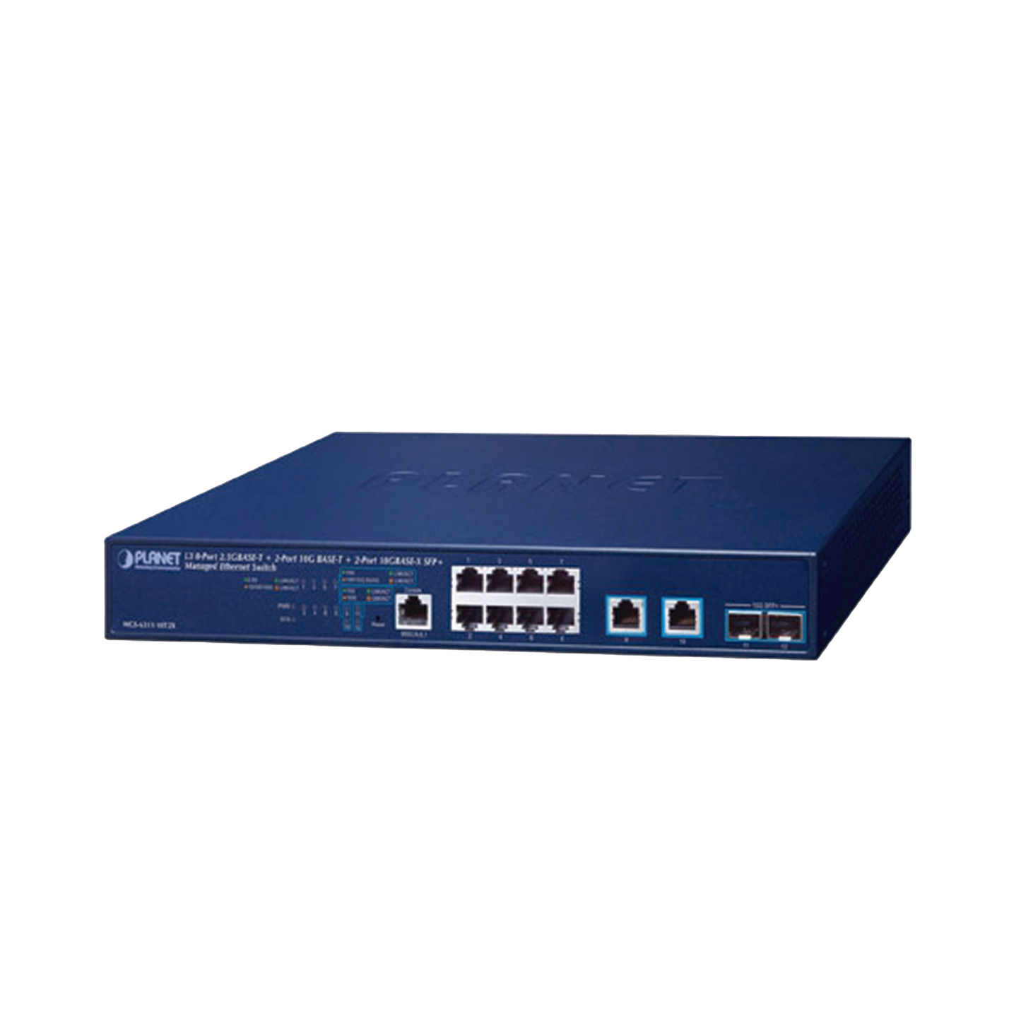 Switch Administrable Capa 3, 8 Puertos de 2.5G BASE-T, 2 Puertos de 10 G BASE-T, 2 Puertos SFP de 10 G