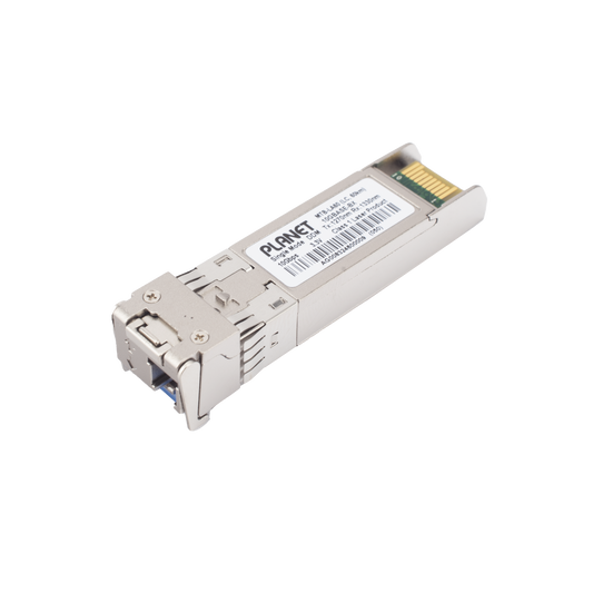 Transceptor WDM mini-Gbic SFP+ 10G LC TX:1270nm RX:1330nm para fibra Mono Modo 60 Km, , Requiere MTB-LB60