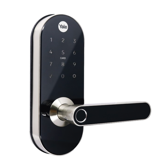 Cerradura Digital YMC420 / con Teclado Táctil / lector de Tarjetas / Huellas / Incluye HUB / compatible con YALE CONNECT