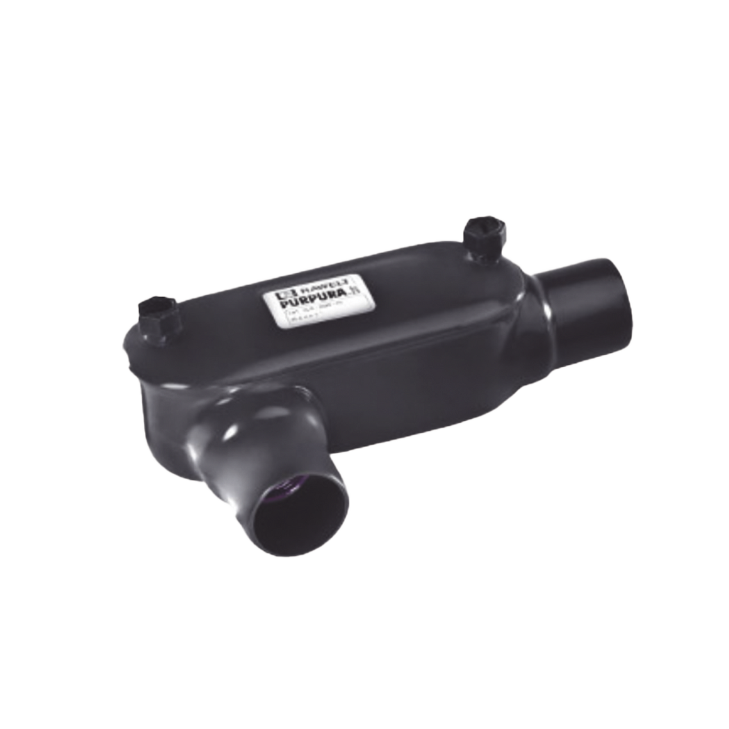 Caja Ovalada tipo LR con Recubrimiento Exterior de PVC de 3/4" (19 mm).