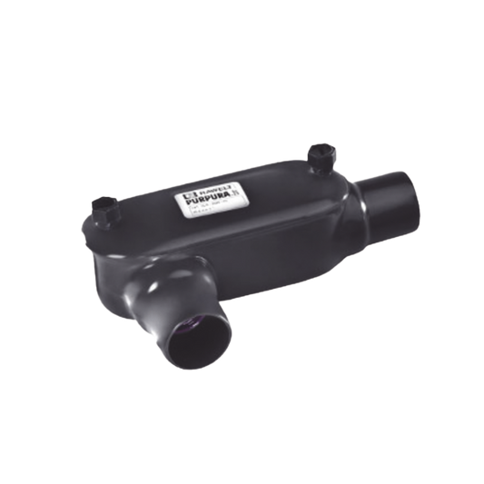 Caja Ovalada tipo LR con Recubrimiento Exterior de PVC de 1" (2 5.4 mm).