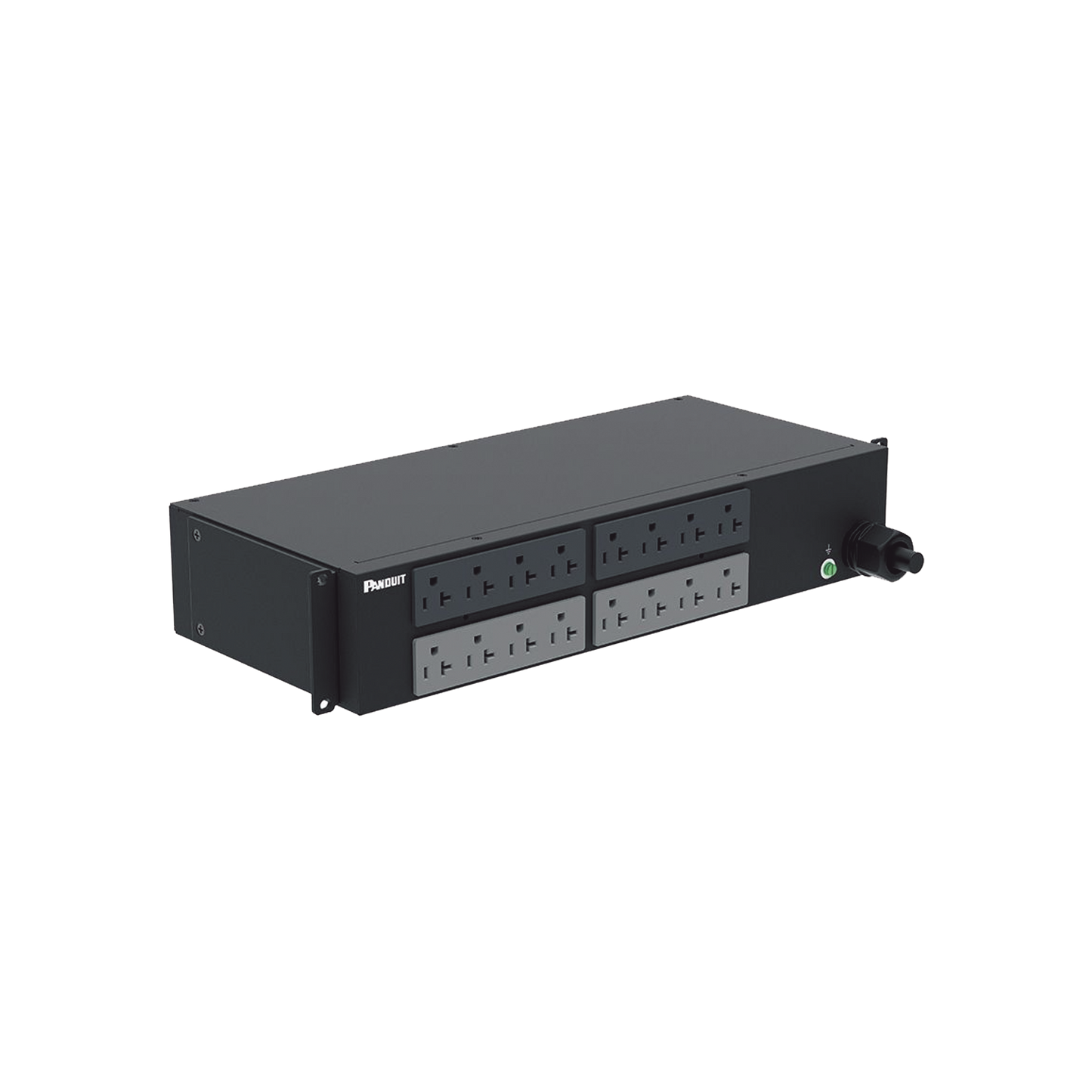 PDU Básico para Distribución de Energía, Enchufe de Entrada NEMA L5-30P, Con 16 Contactos NEMA 5-20R, Instalación Horizontal de 19in, 2 UR, 30 Amp, 120 Vca
