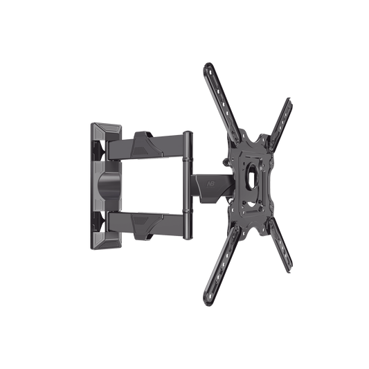 Montaje de Pared Articulado para Monitor de 32-55" / Soporta hasta 27.2 Kg / Vesa 400 x 400 / 100 x 100 / Acero / Separación a Pared de 5 cm a 40 cm