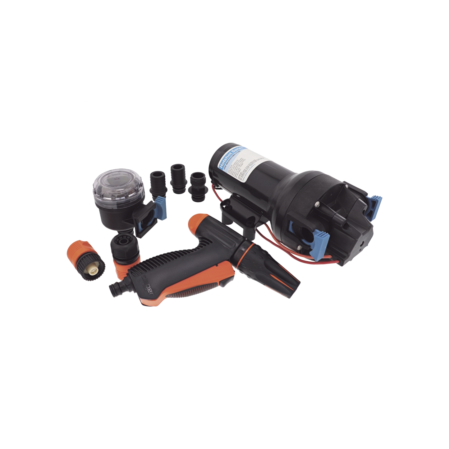 Bomba de lavado de alta presión y alto caudal HotShot HD5 de 12 Vcd, 19LPM / 5GPM / 70 PSI