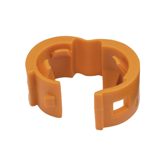 Kit de 25 Clips de Identificación Para Patch Cords, Compatible con Diámetros de 4.7 a 7.8 mm, Color Naranja