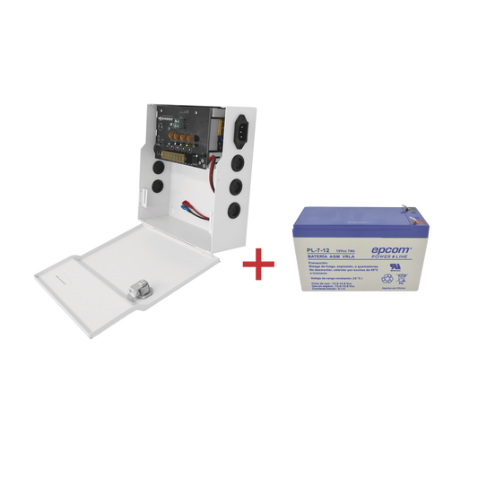 Kit / Fuente PLK12DC4ABK + Batería incluída LK712