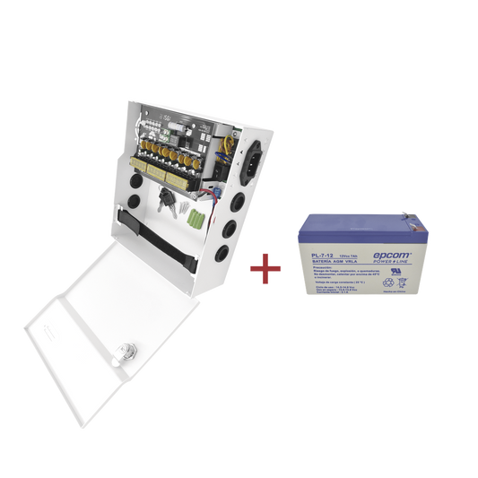 Kit / Fuente PLK12DC8ABK + Batería incluída LK712