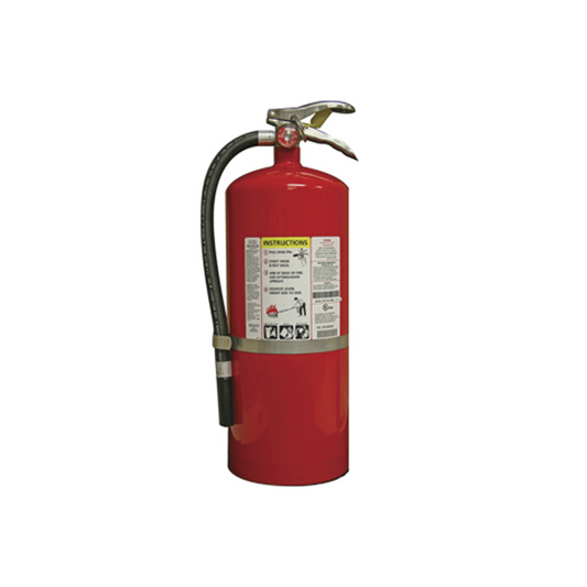 Extintor Recargable de Polvo Químico Seco | Fuegos Clase A, B y C | Talleres y Garaje | Pieza de 18 lb